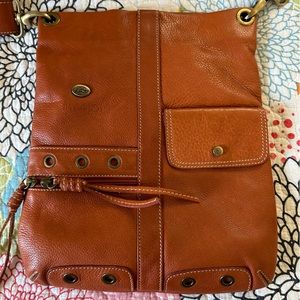 Avorio leather shoulder bag